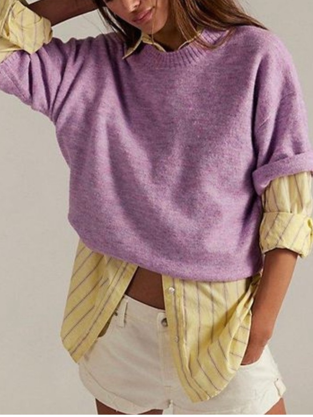 Free People Margot Crewneck Sweater Top